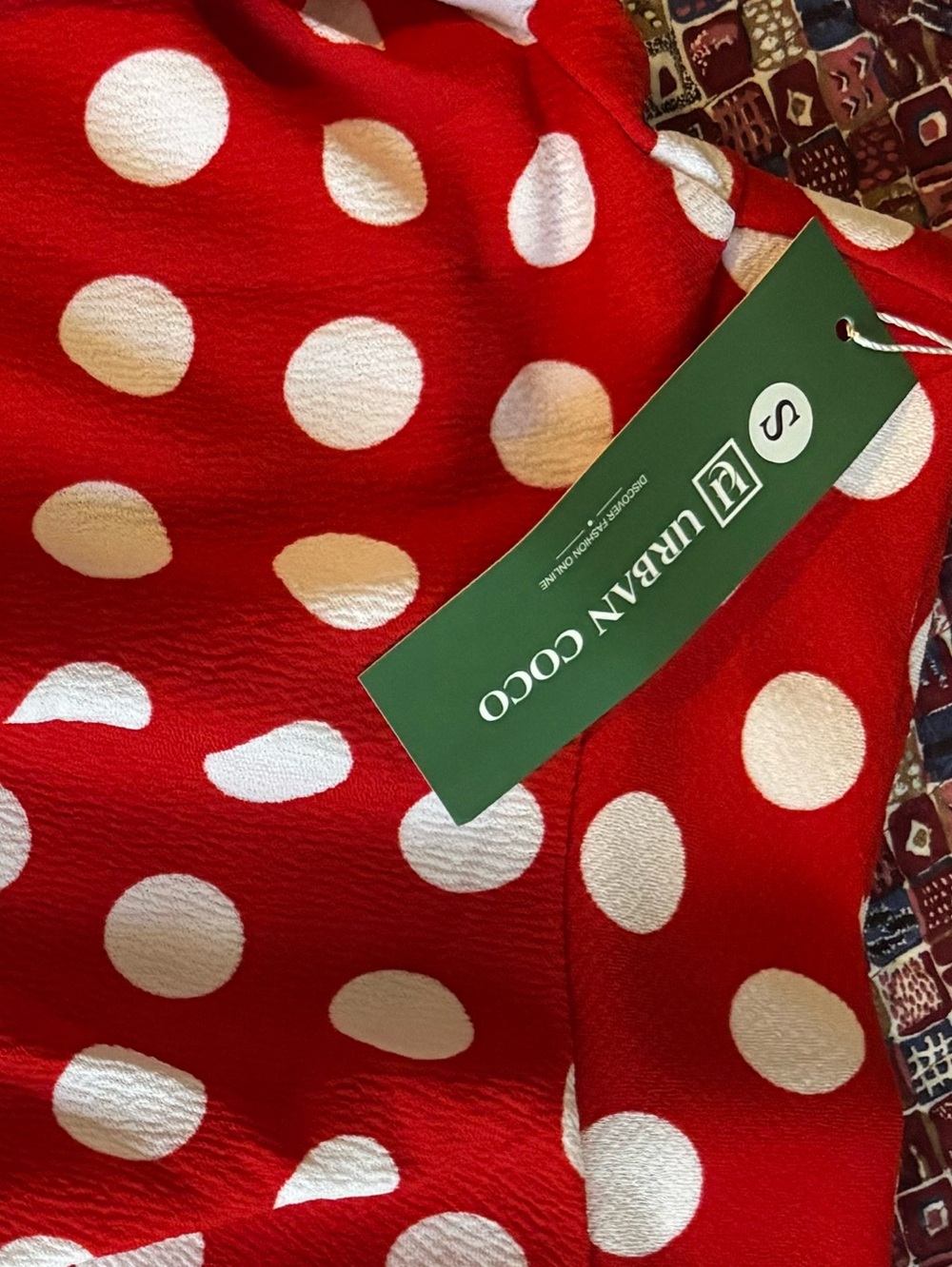 Red Polka Dot Mini Skirt by Human Cargo